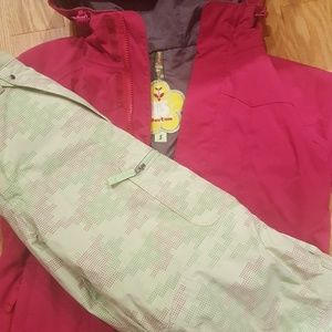 Girls Burton Snowboard pants and jacket